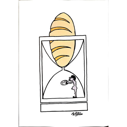 Reshad Sultanovic 29x21cm Orijinal Karikatür BOD03659