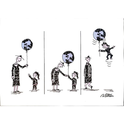 Reshad Sultanovic 29x21cm Orijinal Karikatür BOD03660