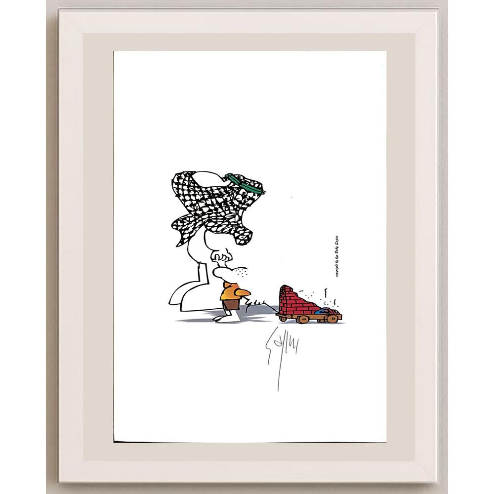 Sajini Ugo Alesssandro 29x21cm Orijinal Karikatür BOD03662