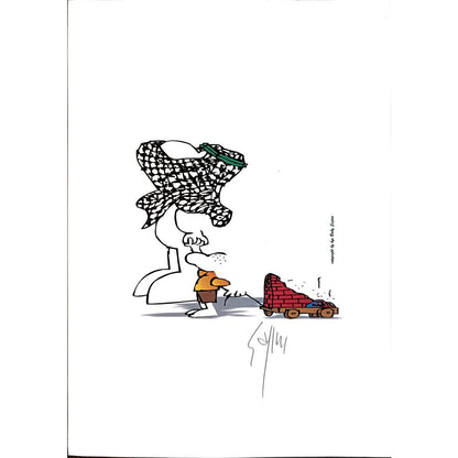 Sajini Ugo Alesssandro 29x21cm Orijinal Karikatür BOD03662