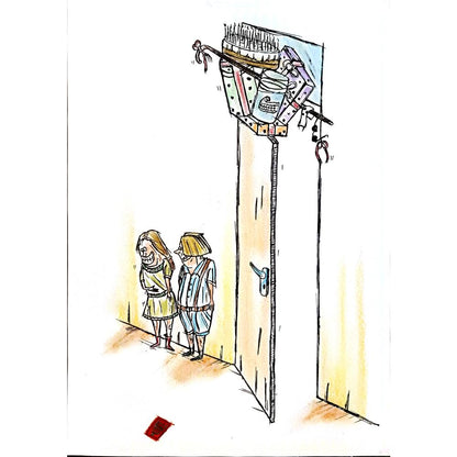 Sajad Rafaee 29x21cm Orijinal Karikatür BOD03666