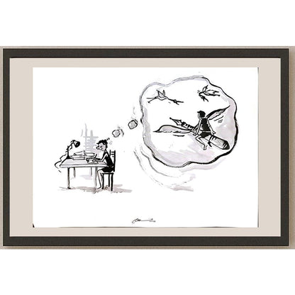 Amit Kumar 29x21cm Orijinal Karikatür BOD03671