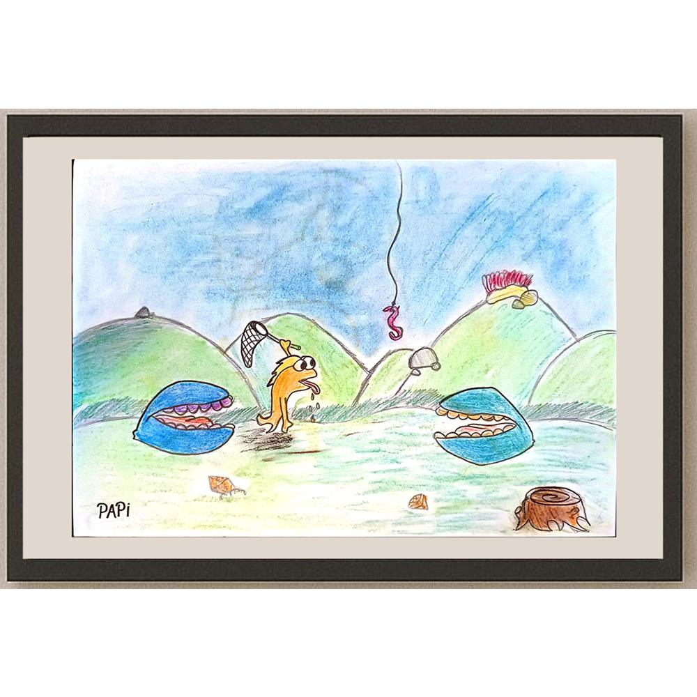 Patryk Janiak 29x21cm Orijinal Karikatür BOD03678