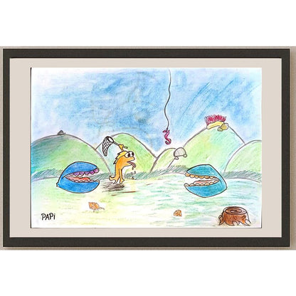 Patryk Janiak 29x21cm Orijinal Karikatür BOD03678