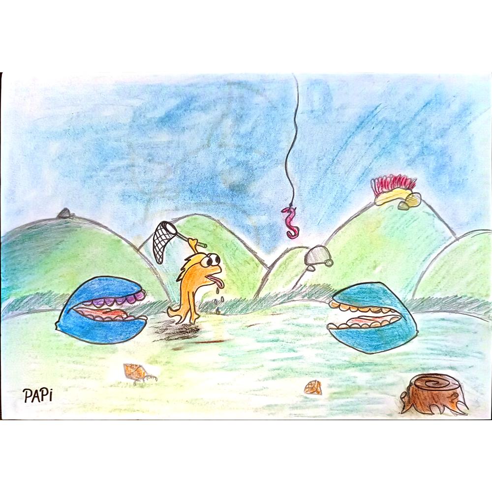 Patryk Janiak 29x21cm Orijinal Karikatür BOD03678