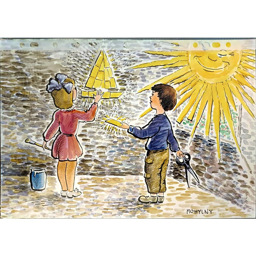 Valery Mohylny 29x21cm Orijinal Karikatür BOD03683