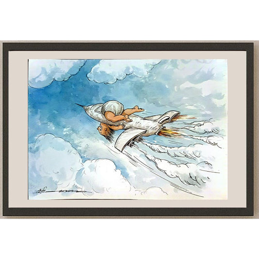 Shahram Rezaei 29x21cm Orijinal Karikatür BOD03684