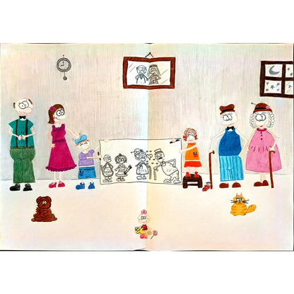 Fahime Khalaj 43x30cm Orijinal Karikatür BOD03689