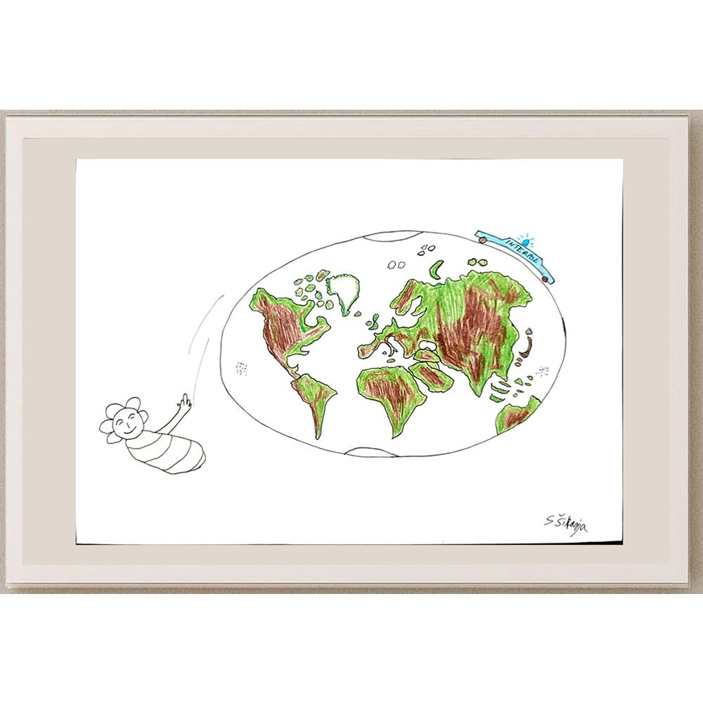 Severin Sikanja 29x21cm Orijinal Karikatür BOD03696