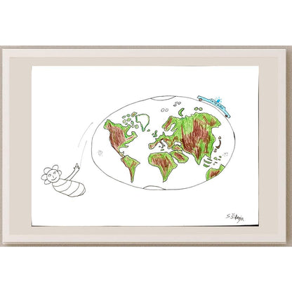 Severin Sikanja 29x21cm Orijinal Karikatür BOD03696