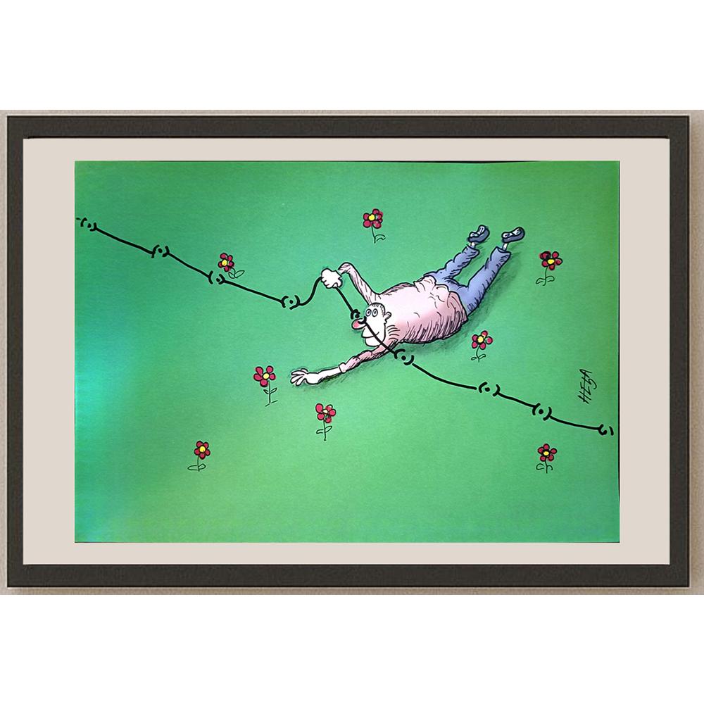 Nedeljko Deretic 29x21cm Orijinal Karikatür BOD03702