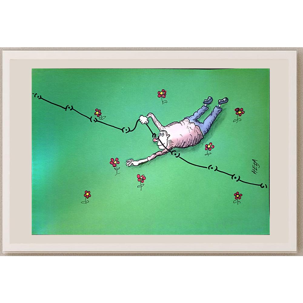 Nedeljko Deretic 29x21cm Orijinal Karikatür BOD03702