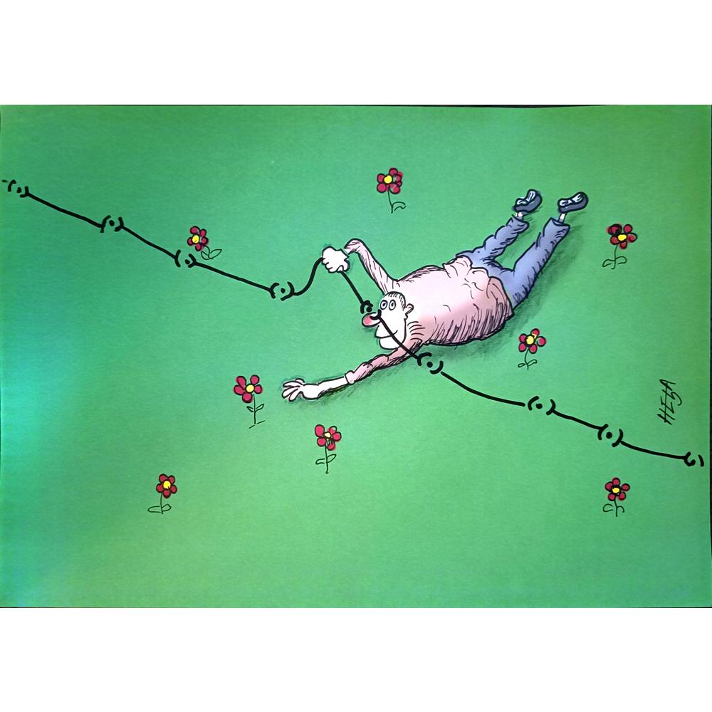 Nedeljko Deretic 29x21cm Orijinal Karikatür BOD03702