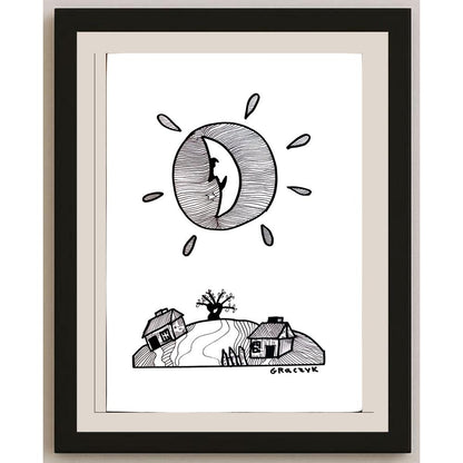 Michal Graczyk 29x21cm Orijinal Karikatür BOD03710