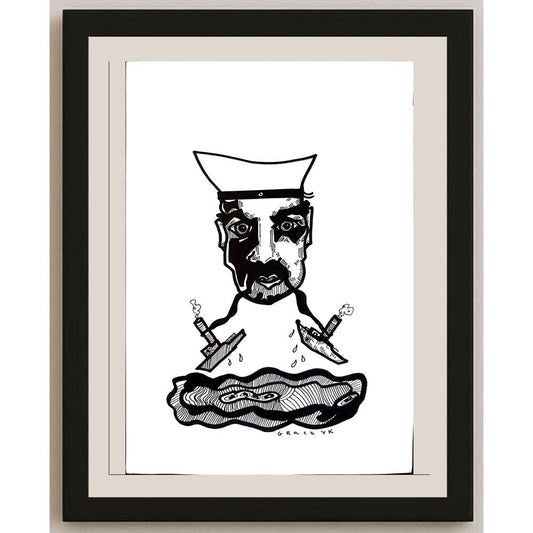 Michal Graczyk 29x21cm Orijinal Karikatür BOD03713