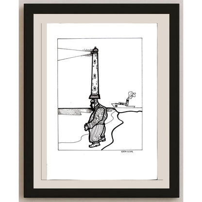 Michal Graczyk 29x21cm Orijinal Karikatür BOD03714