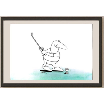 Anton Kotreba 29x21cm Orijinal Karikatür BOD03721