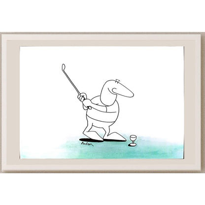 Anton Kotreba 29x21cm Orijinal Karikatür BOD03721