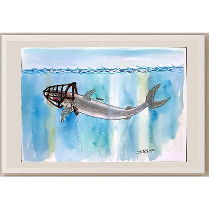 Bacoulis Serafim 29x21cm Orijinal Karikatür BOD03728