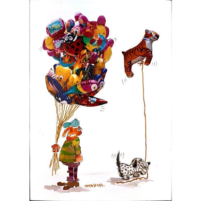 Bacoulis Serafim 29x21cm Orijinal Karikatür BOD03729