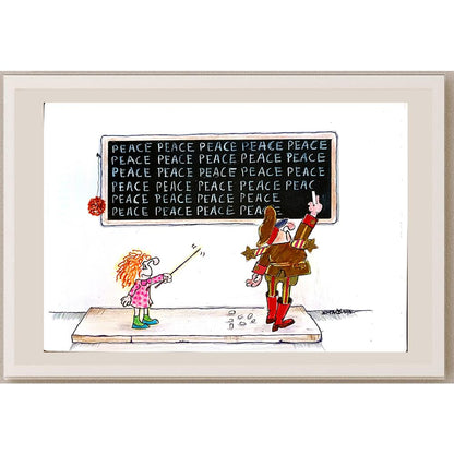 Bacoulis Serafim 29x21cm Orijinal Karikatür BOD03730