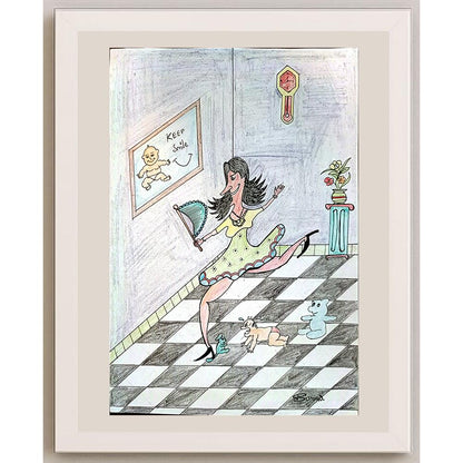 Thipparapu Suman Kumar 29x21cm Orijinal Karikatür BOD03745