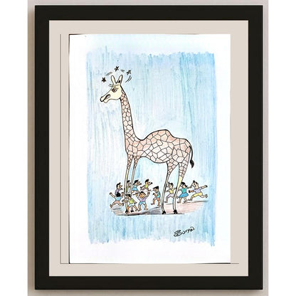 Thipparapu Suman Kumar 29x21cm Orijinal Karikatür BOD03746