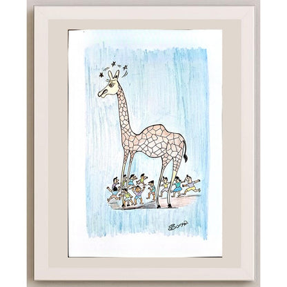 Thipparapu Suman Kumar 29x21cm Orijinal Karikatür BOD03746