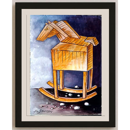 Anatoliy Stankulov 29x21cm Orijinal Karikatür BOD03748