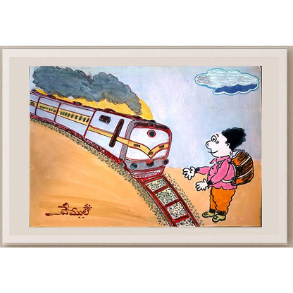 Vemula Rajamouli 29x21cm Orijinal Karikatür BOD03750