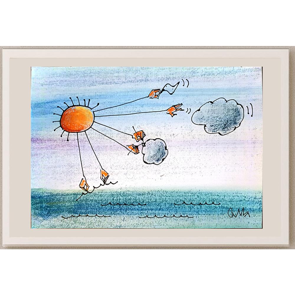 Naberezhnykh Serhiy 29x21cm Orijinal Karikatür BOD03761