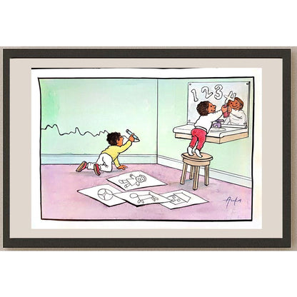 Azuka Nwokocha 29x21cm Orijinal Karikatür BOD03762