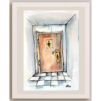 Radu Cletiu 29x21cm Orijinal Karikatür BOD03768
