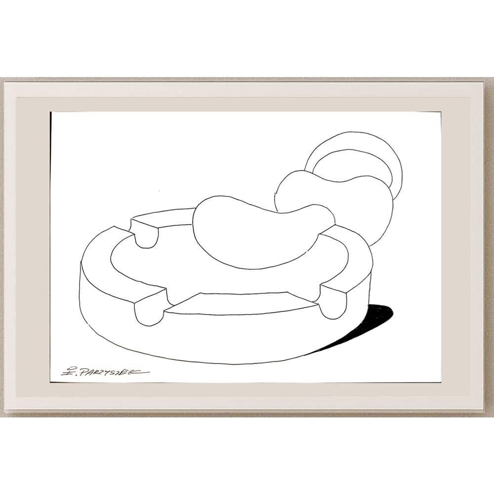 Ireneusz Parzyszek 29x21cm Orijinal Karikatür BOD03775