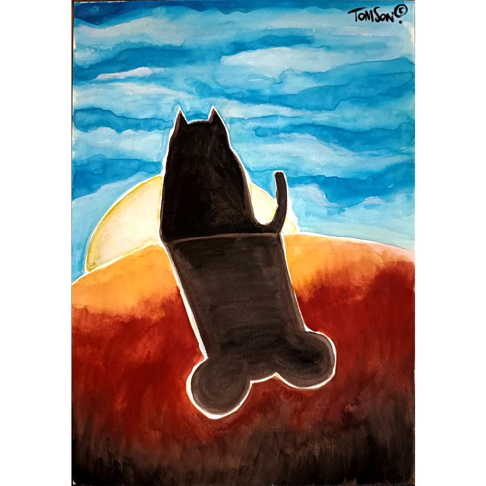 Tomasz Woloszyn 29x21cm Orijinal Karikatür BOD03776