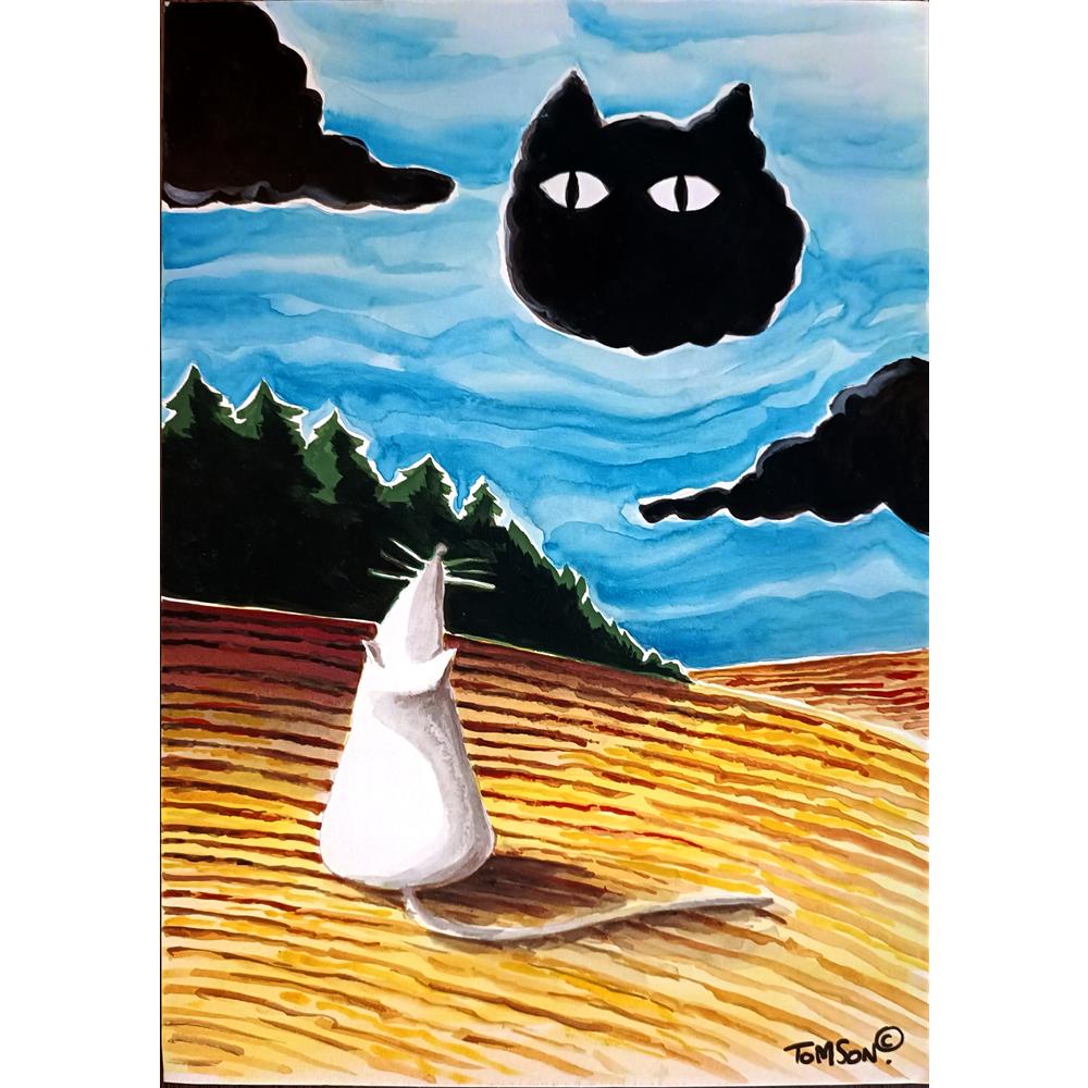 Tomasz Woloszyn 29x21cm Orijinal Karikatür BOD03777