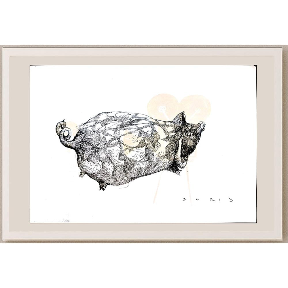 Dorota Chwatek 29x21cm Orijinal Karikatür BOD03781