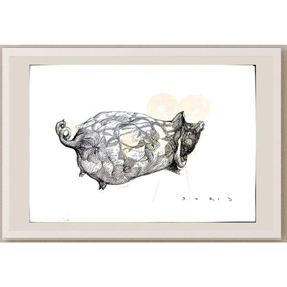 Dorota Chwatek 29x21cm Orijinal Karikatür BOD03781