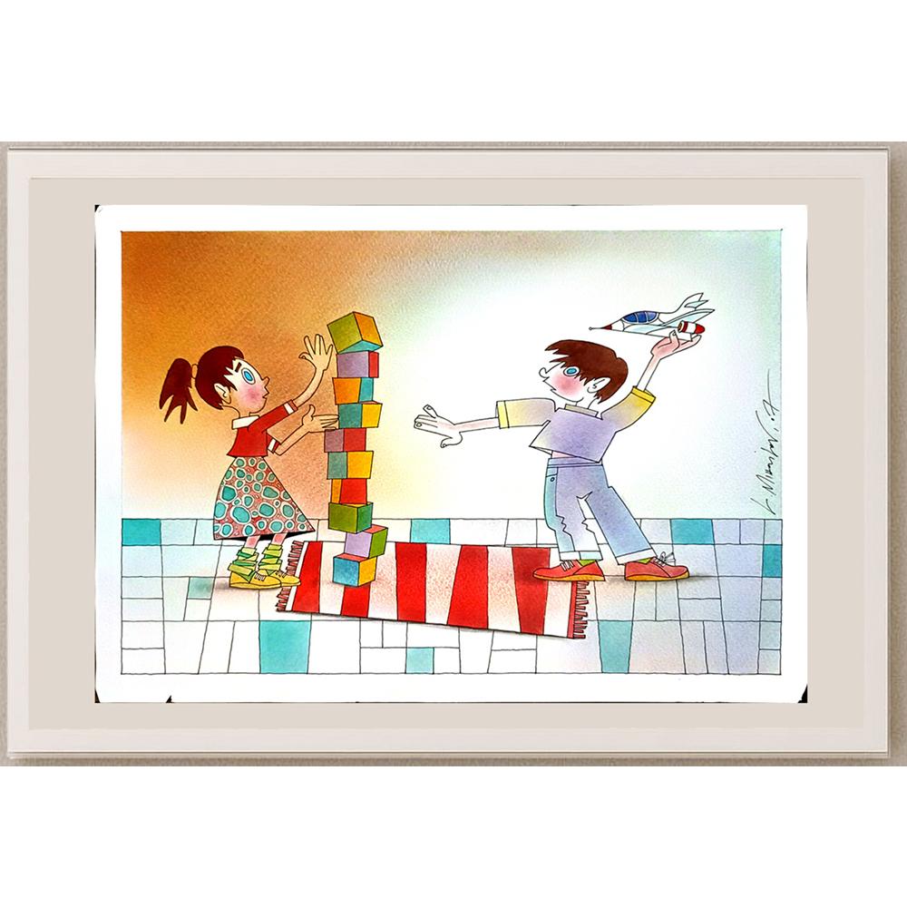 Lubomir Kotrha 29x21cm Orijinal Karikatür BOD03784