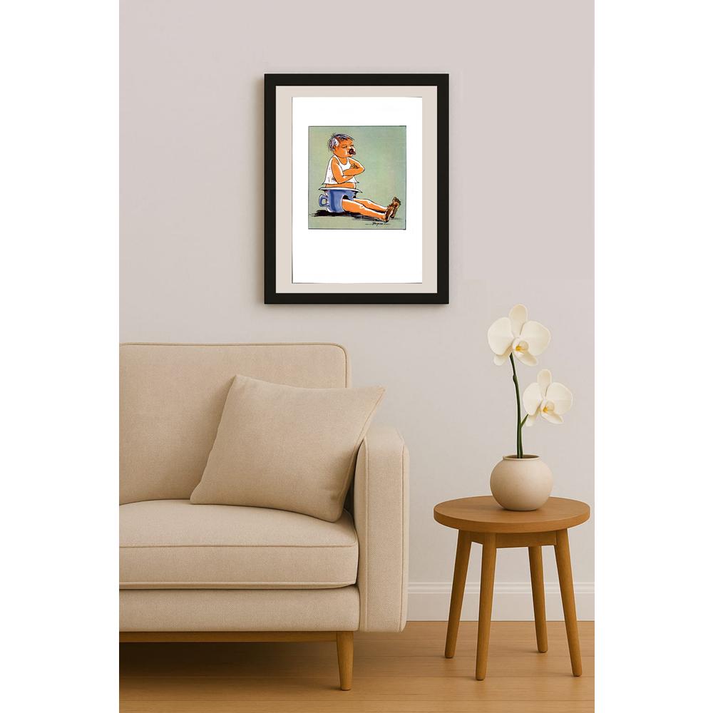 Gasımhanli Bayram 29x21cm Orijinal Karikatür BOD03786