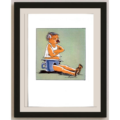 Gasımhanli Bayram 29x21cm Orijinal Karikatür BOD03786