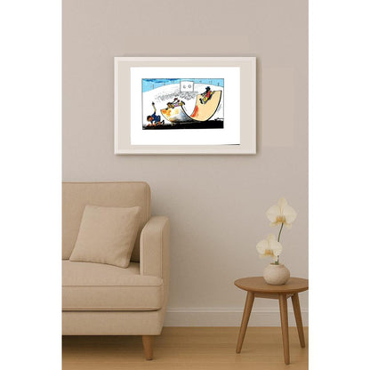Gasımhanli Bayram 29x21cm Orijinal Karikatür BOD03787