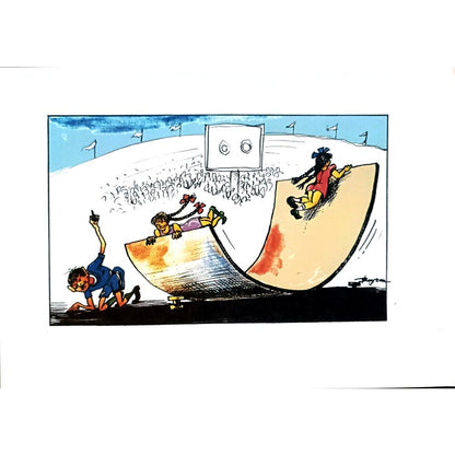 Gasımhanli Bayram 29x21cm Orijinal Karikatür BOD03787