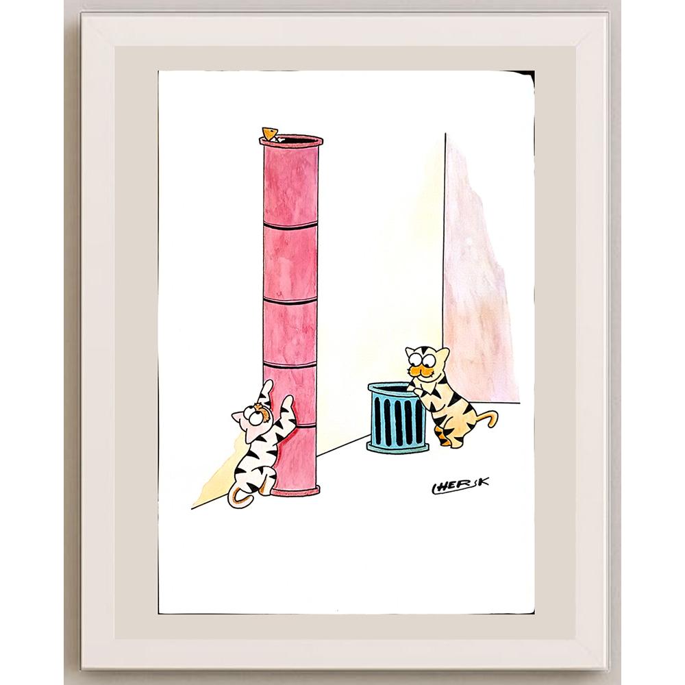 Heru Kurnianto 29x21cm Orijinal Karikatür BOD03790