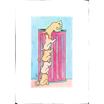 Heru Kurnianto 29x21cm Orijinal Karikatür BOD03792