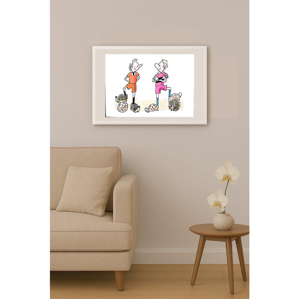 Ma Heng Chao 29x21cm Orijinal Karikatür BOD03799