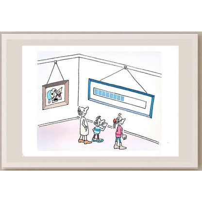 Ma Heng Chao 29x21cm Orijinal Karikatür BOD03800