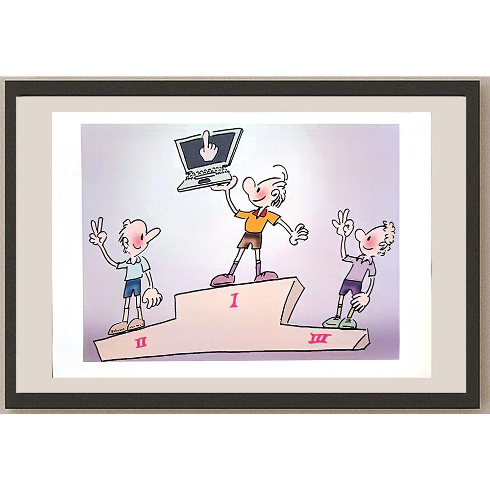 Ma Heng Chao 29x21cm Orijinal Karikatür BOD03801