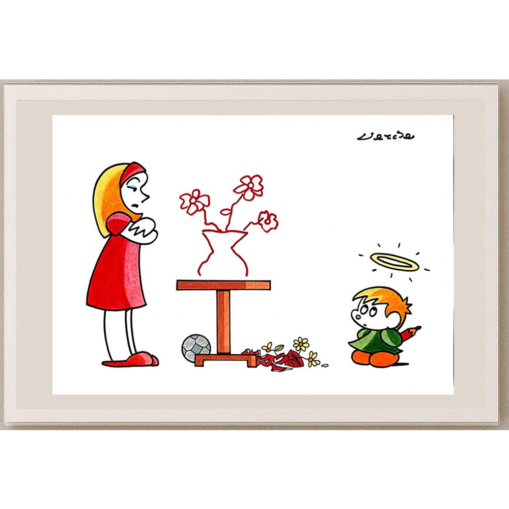 Marcelo Barreto De Lacerda 29x21cm Orijinal Karikatür BOD03807