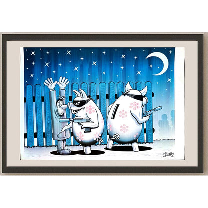 Ruslau Dolzenets 29x21cm Orijinal Karikatür BOD03810